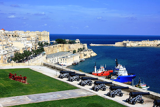 Urlaub in Malta: Der Hafen von Valletta
