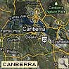 Karte Canberra