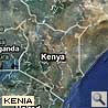 Karte von Kenia in Afrika