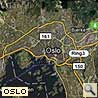 Landkarte Oslo