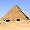 Mykerinos-Pyramide in Gizeh, Sehenswürdigkeit in Ägypten