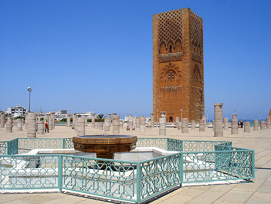 Reiseziele Marokko: Hassan-Turm in Rabat