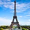 Der Eiffelturm in Paris, Sehenswürdigkeit in Frankreich