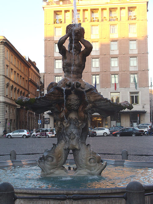 Fontana del Tritone in Rom