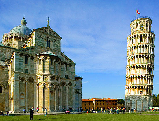 Sehenswürdigkeiten in Italien: Dom und schiefer Turm von Pisa