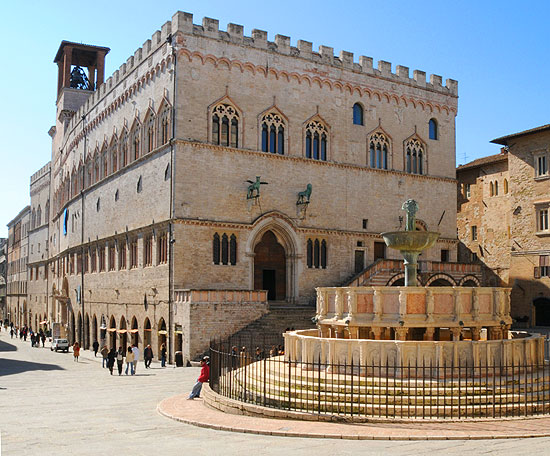 Umbrien: Palazzo dei Priori in Perugia