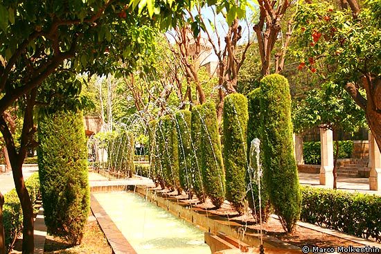 Park am Königspalast in Palma