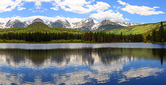 Sprague Lake, Rocky Mountain Nationalpark, USA