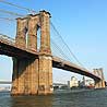 Die Brooklyn Bridge in New York City