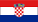 Nationalflagge: Kroatien