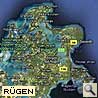 Karte von Rügen in Deutschland