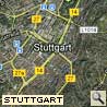 Landkarte Stuttgart