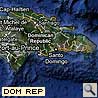 Satellitenansicht Dominikanische Republik