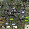 Landkarte Birmingham