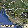 Landkarte Kroatien
