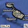 Karte von Malta in Europa