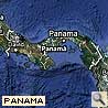 Karte von Panama in Mittelamerika