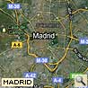 Landkarte Madrid