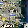 Landkarte Valencia