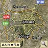 Landkarte Ankara
